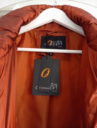 Chaqueta acolchada Opción Concept naranja