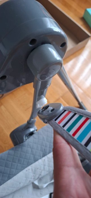 Hamaca bebé Lionelo Otto gris