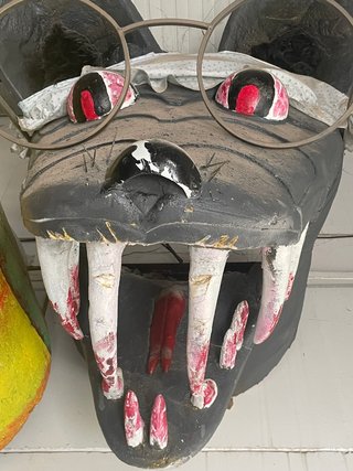 Cabeza de lobo disfraz Caperucita