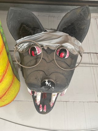 Cabeza de lobo disfraz Caperucita