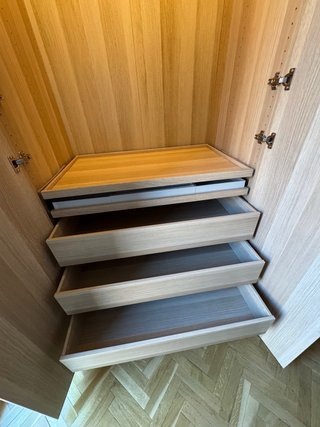 Armario PAX IKEA 150x58x236 completo (efecto roble