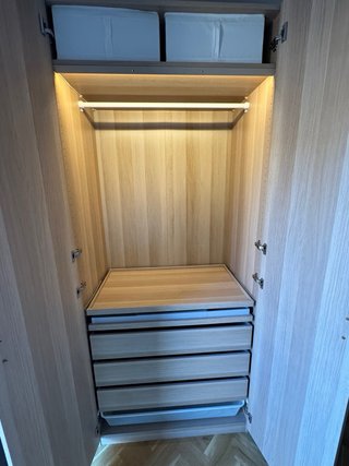 Armario PAX IKEA 150x58x236 completo (efecto roble