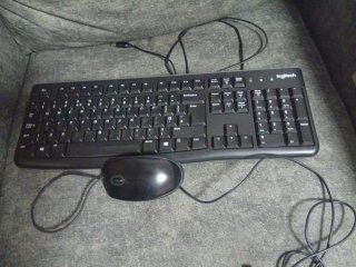 Teclado y Mouse Logitech Negro