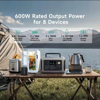 Estación de energía Allpowers R600