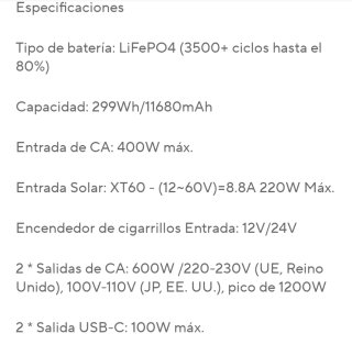 Estación de energía Allpowers R600