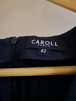Vestido Caroll Paris azul talla 42 COMO NUEVO