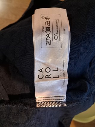 Vestido Caroll Paris azul talla 42 COMO NUEVO