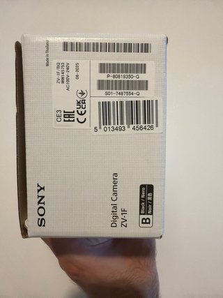 Cámara Sony ZV-1F Vlog Negra