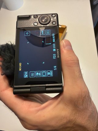 Cámara Sony ZV-1F Vlog Negra