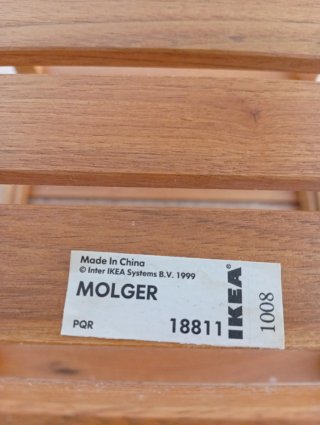 Estantería IKEA Molger 5 baldas madera