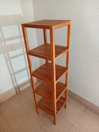 Estantería IKEA Molger 5 baldas madera