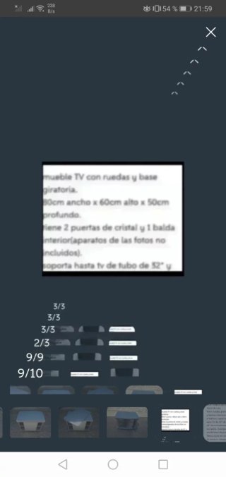 Mesa televisión hasta 43 pulgadas