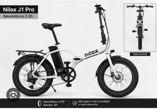 Bicicleta Eléctrica Nilox J1 Pro Plegable