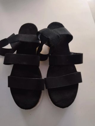 Sandalias Negras Mujer