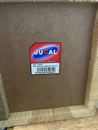 Nido Agaporni Vertical Madera