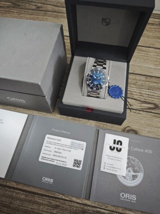 Oris Aquis Date Calibre 400 Reloj Azul