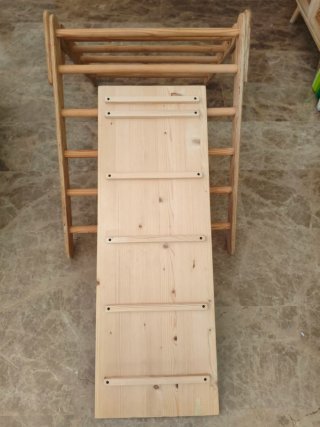 Triángulo Pikler Montessori Madera con Rampa