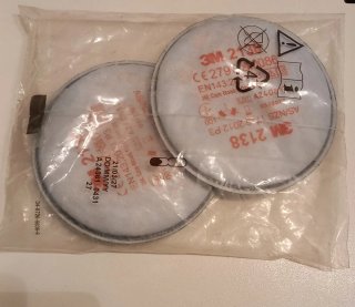 Filtros 3M 2138 P3 (2 unidades)
