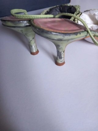 Tacones Gino Ventori Ocasión Oro/Verde