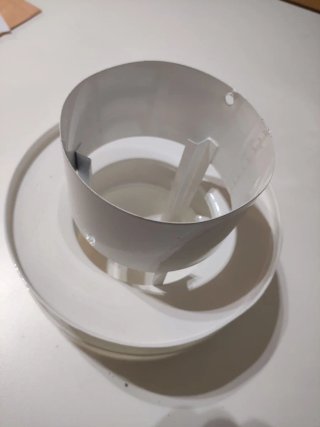 Cortavientos Alupractic 100mm caldera / termo gas