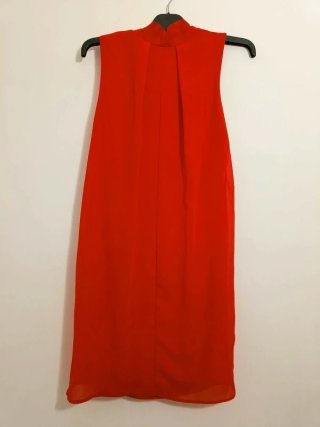 Vestito Igi&co rosso con collana
