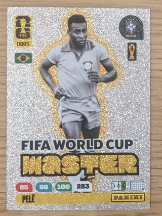 Cromo Master de:“PELÉ“Adrenalyn Fifa World Cup 26