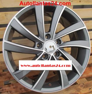 772 Juego 4 llantas skoda seat r494081