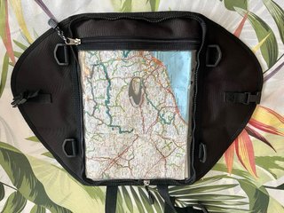 Mochila Sobredepósito Moto Richa Negra