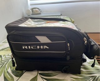 Mochila Sobredepósito Moto Richa Negra
