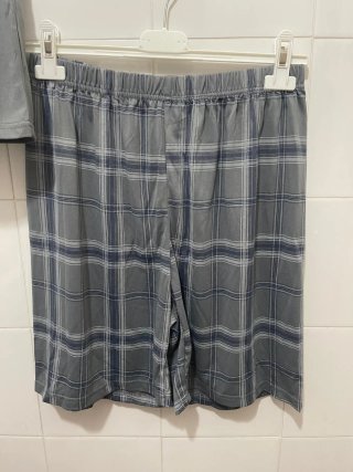 Pigiama NUOVO uomo grigio con fantasia a quadri
