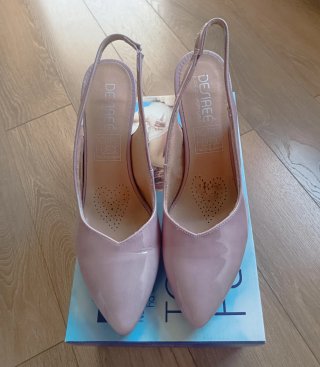 Zapatos Desireé rosas slingback