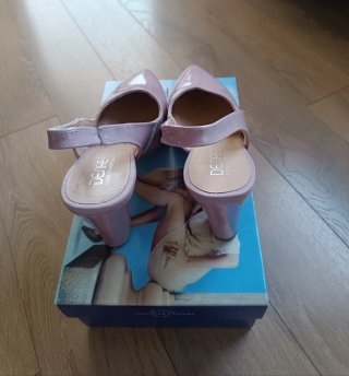 Zapatos Desireé rosas slingback