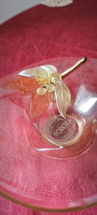 Svuotatasche Robeany Murano vintage oro trasparent