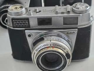 Lote 5 Cámaras Analógicas Kodak, Voigtlander, Werl