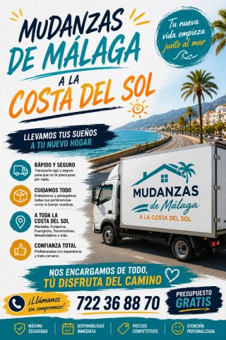 Nos mudamos contigo por toda la Costa del Sol