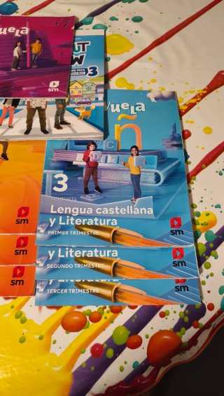 Libros tercero primaria SM e inglés Oxford