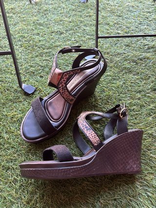 Sandalias Grendha Cuña Animal Print