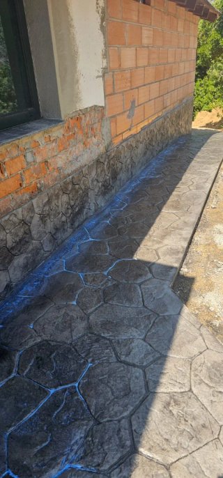 Hormigón impreso para exteriores