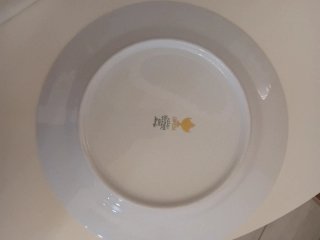 Piatto Richard Ginori Porcellana Giallo