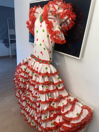 134 Vestido de gitana con lunares