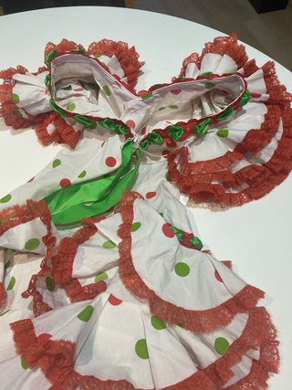 134 Vestido de gitana con lunares