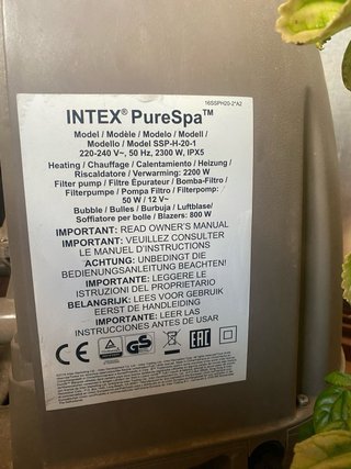 Spa Intex Beige/Gris