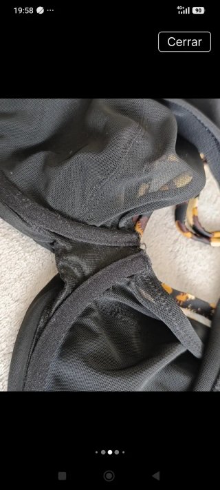 Bikini Ysabel Mora Animal Print Negro