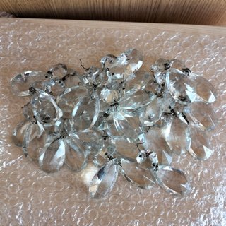 Lágrimas de cristal para lámparas, 6 cms