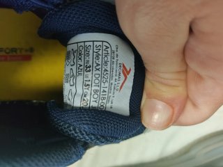 Zapatillas deportivas niños azul y blanco