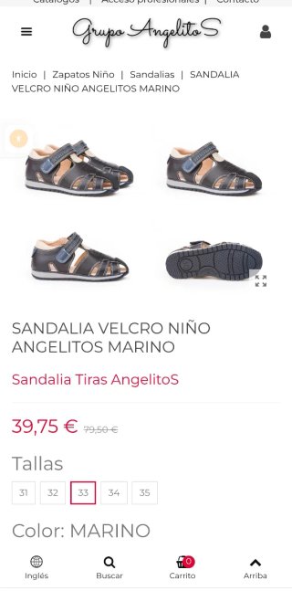 Sandalias niño verano azul y beige