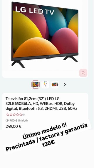 TV LG 32 HD WEBos HDR Dolby