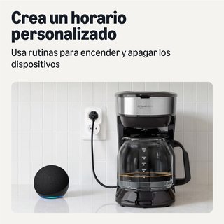 Presa intelligente Amazon Basics, compatibile con Matter, Amazon Alexa