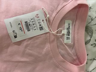 Camiseta rosa chica