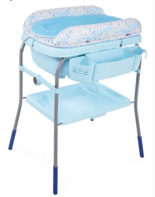 Bañera cambiador bebé azul